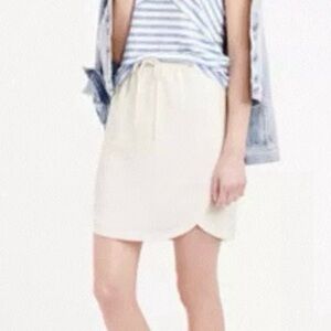 J. Crew pull on drapey tie waist skirt 4